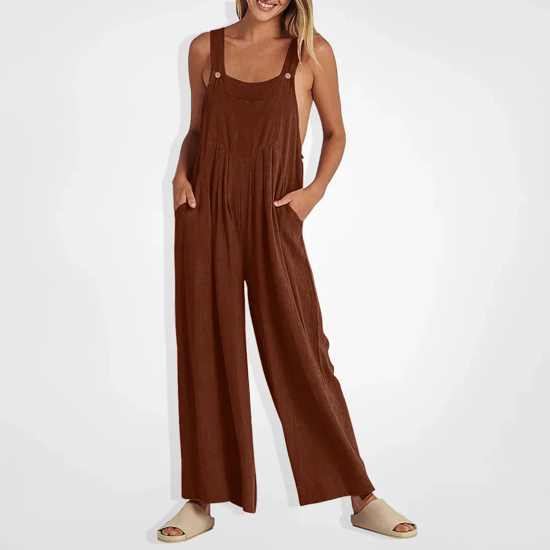 Aisling | Effortless Wide Leg Jumpsuit for Women | Chic, Comfortable, Versatile