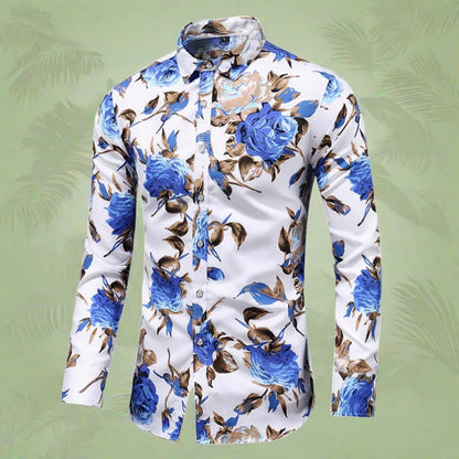 Cormac | Sleek Men's Floral Shirt for Summer | Lightweight, Breathable, Stylish