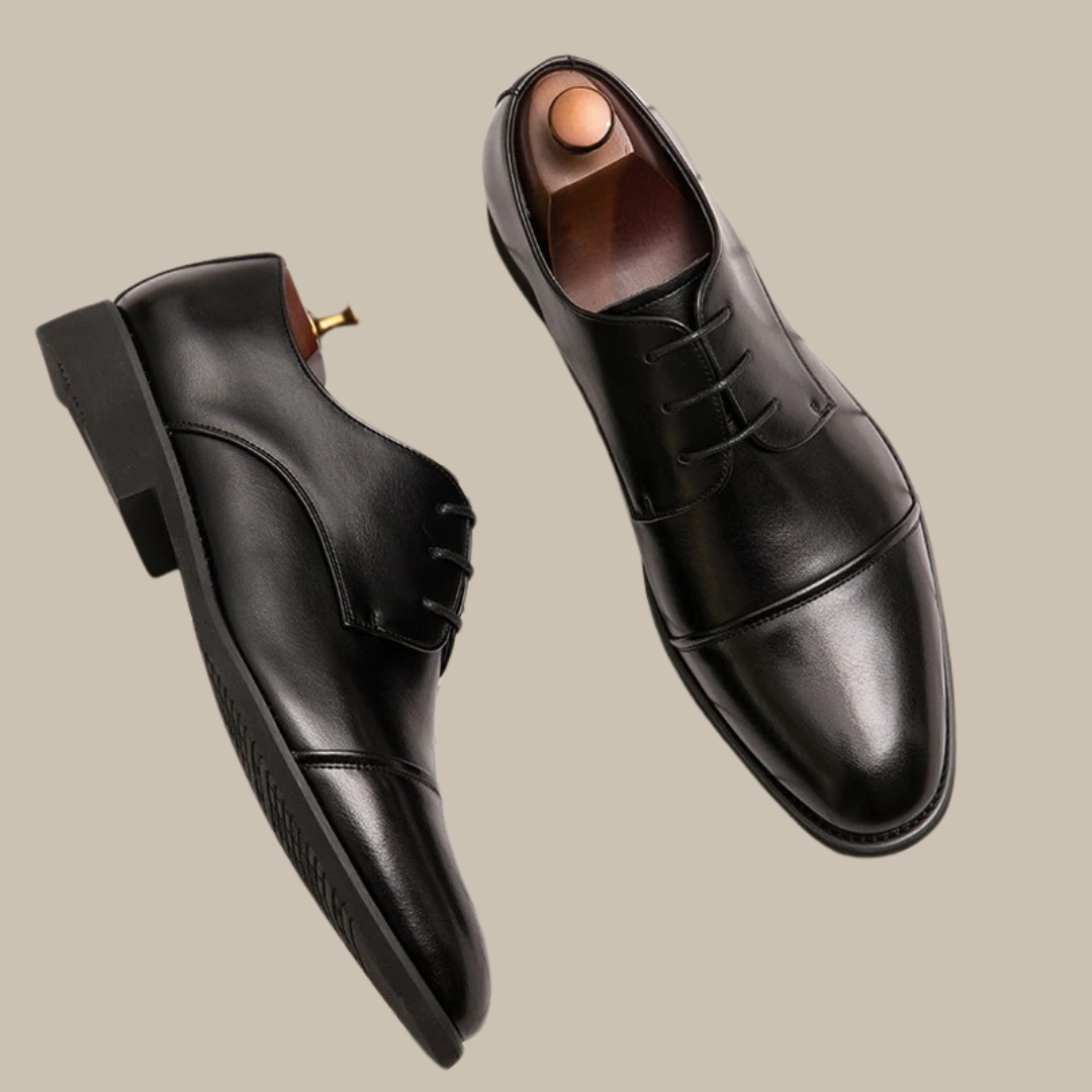 Fergus | Elegant Leather Heeled Shoes for Men | Comfortable, Durable, Stylish