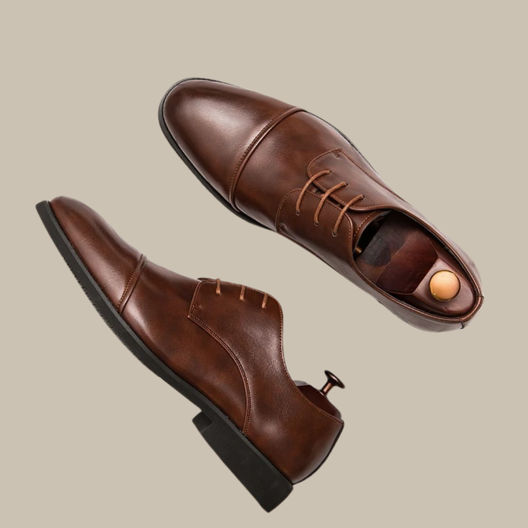 Fergus | Elegant Leather Heeled Shoes for Men | Comfortable, Durable, Stylish