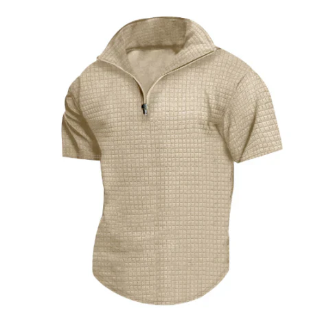 Donnelly | Elegant Men's Waffle Knit Shirt | Stylish, Comfortable, Versatile Design