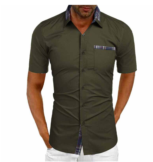 Liam | Men's Short Sleeve Shirt | Effortlessly Stylish, Comfortable Fit | Versatile Elegance