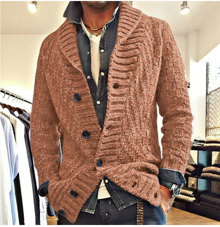 Cormac | Stylish Men's Double Button Padded Cardigan | Warmth, Elegance, Versatility