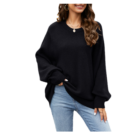 Aisling | Plus Size Women's Snug Crew Neck Knitwear | Soft, Stylish, Comfort-Focused