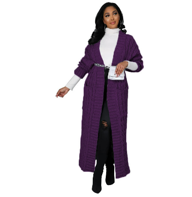 Aisling | Elegant Women's Knitted Long Cardigan | Warm, Versatile, Chic