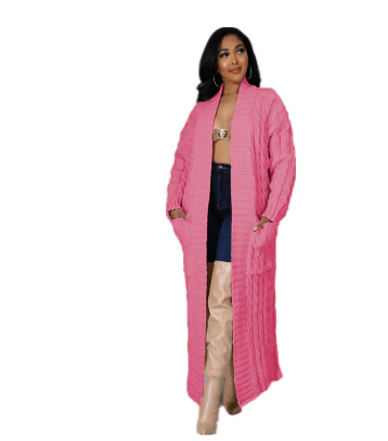 Aisling | Elegant Women's Knitted Long Cardigan | Warm, Versatile, Chic