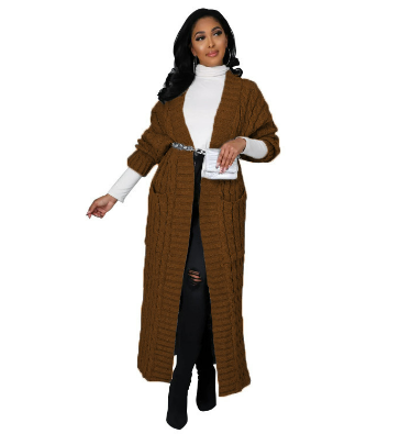 Aisling | Elegant Women's Knitted Long Cardigan | Warm, Versatile, Chic