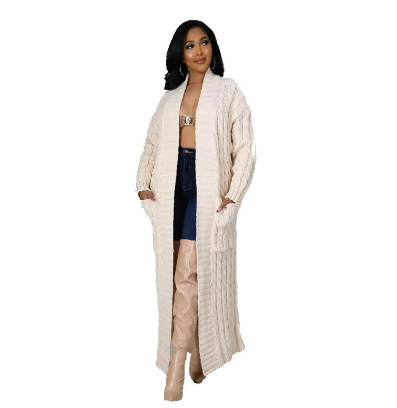 Aisling | Elegant Women's Knitted Long Cardigan | Warm, Versatile, Chic