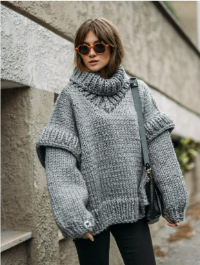 Aisling | Women's Relaxed Knit Jumpers | Warm, Stylish, Effortlessly Chic