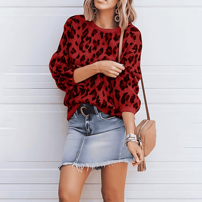 Arianne - Casual leopard print sweater