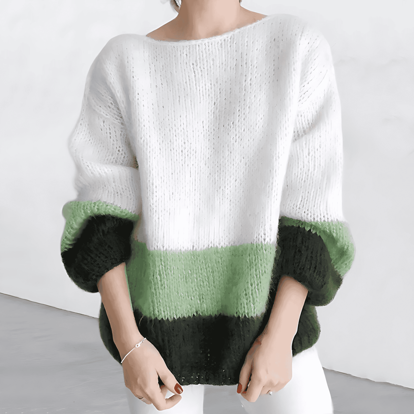 Clarinda - Chunky knit stylish warm sweater