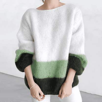 Clarinda - Chunky knit stylish warm sweater