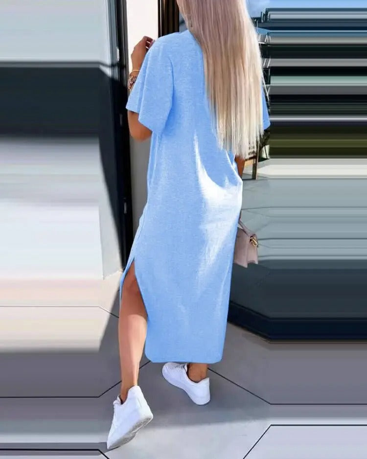 Women's Summer T-Shirt Dress | Casual, Short Sleeve