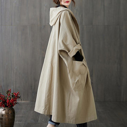 Niamh | Elegant Plus Size Waterproof Trench Coat | Chic, Oversized, Functional