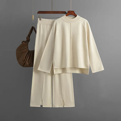 Jaelyn - Stylish loose warm sweater and pants set