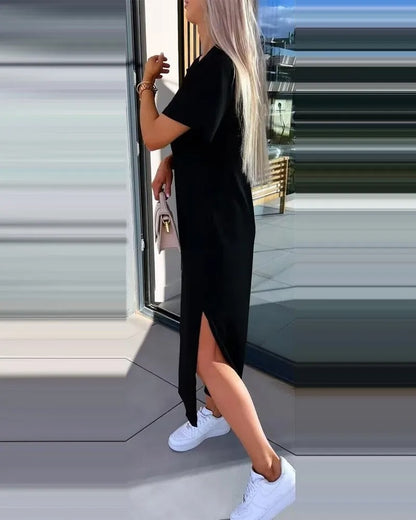 Women's Summer T-Shirt Dress | Casual, Short Sleeve
