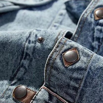 Finnian | Chic Denim Jacket Blending Modern Comfort with Classic Style | Versatile Fit, Durable Fabric