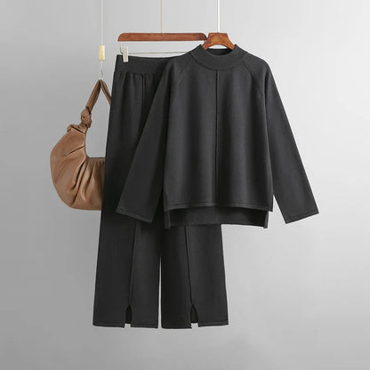 Jaelyn - Stylish loose warm sweater and pants set