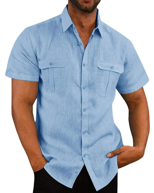 Finnian | Lightweight Short Sleeve Men's Shirt | Breathable, Stylish, Durable Design