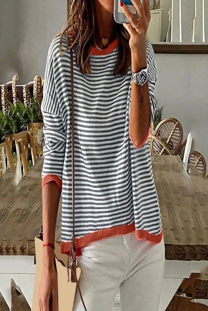 Maeve | Chic Striped Jumper for Women | Soft, Relaxed, Versatile Style