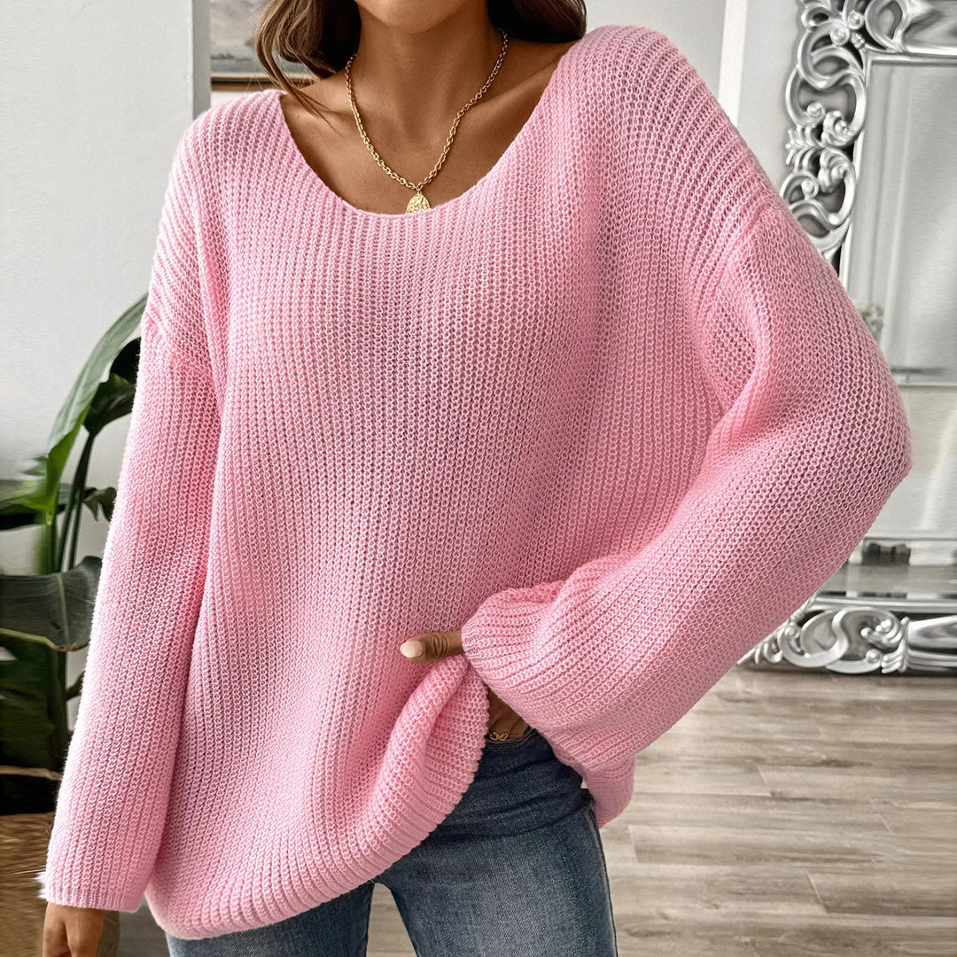 Faune - Cozy loose ribbed knitted warm sweater
