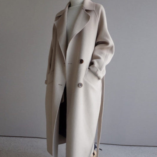 Aisling | Elegant Women's Long Trench Coat | Warm, Stylish, Versatile Essential