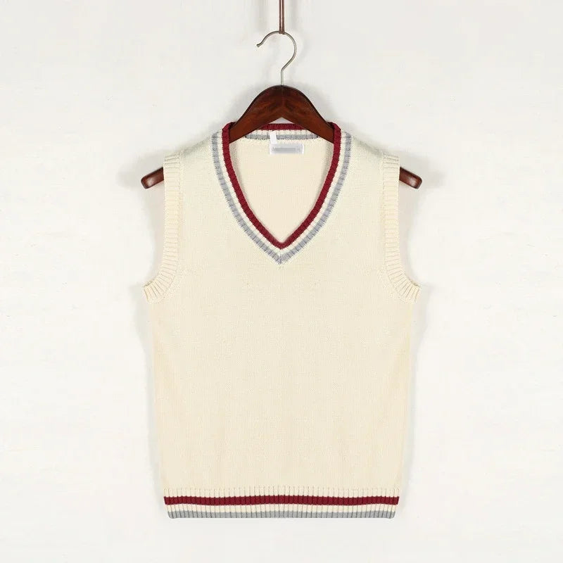 Oisin | Men's Stylish Chunky Sleeveless Knit Jumper | Warm, Versatile, Durable