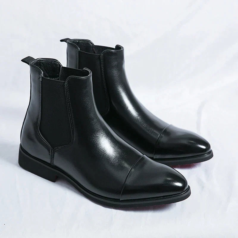 Cavan | Classic Leather Ankle Boots for Men | Stylish, Comfortable, Durable