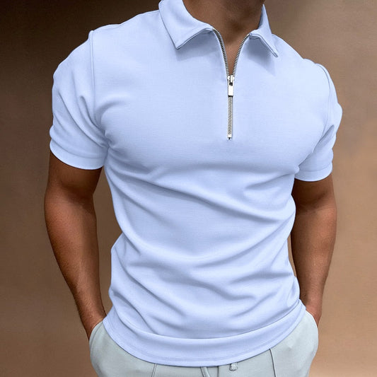 O'Sullivan | Contemporary Zip Polo Shirt for Effortless Style and Comfort | Versatile, Elegant, Breathable