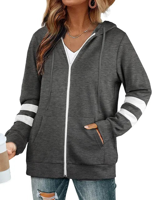 Maxie - Cozy zipper hoodie jacket