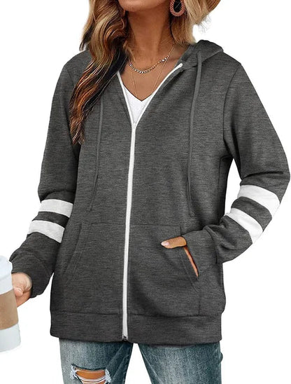 Maxie - Cozy zipper hoodie jacket
