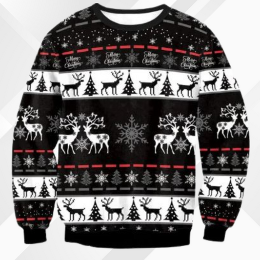 Seamus | Men's Warm Knit Crew Sweater | Festive, Stylish, Comfortable Fit