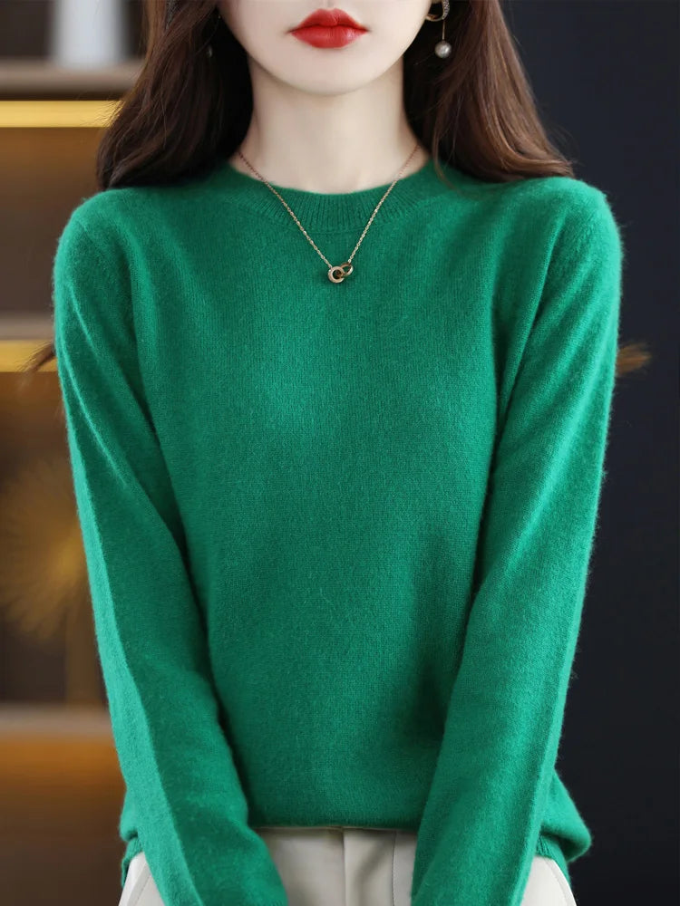 Collins - Casual Round Neck Warm Sweater