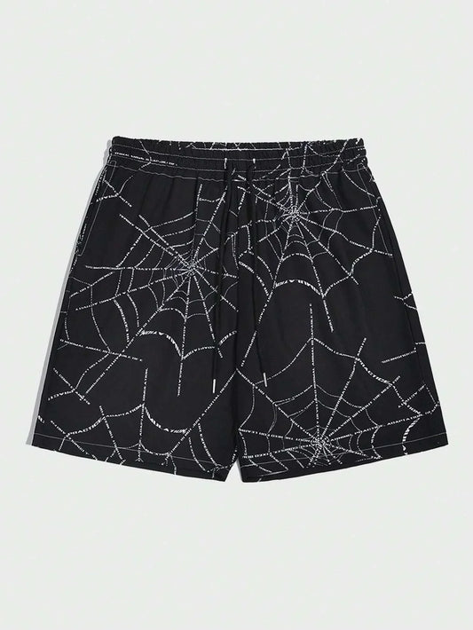 Hawthorne | Men's Spider Web Print Shorts | Stylish, Comfortable, Trendy Design