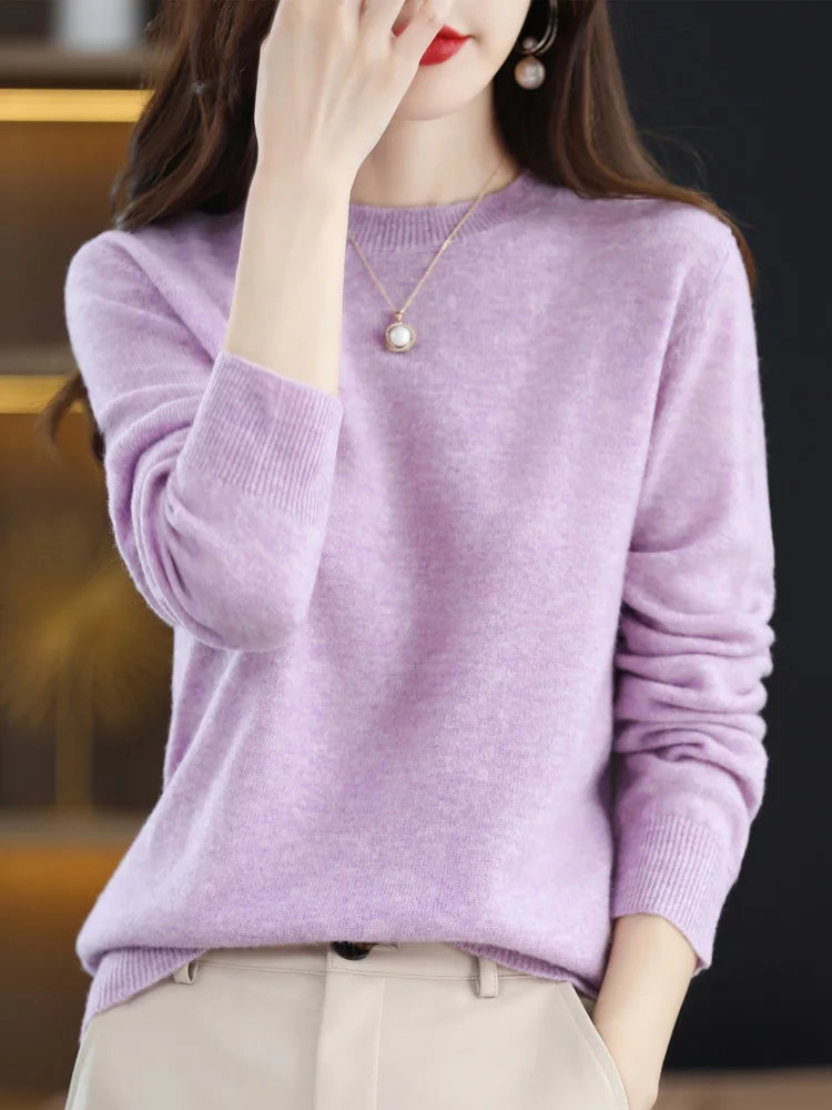 Collins - Casual Round Neck Warm Sweater