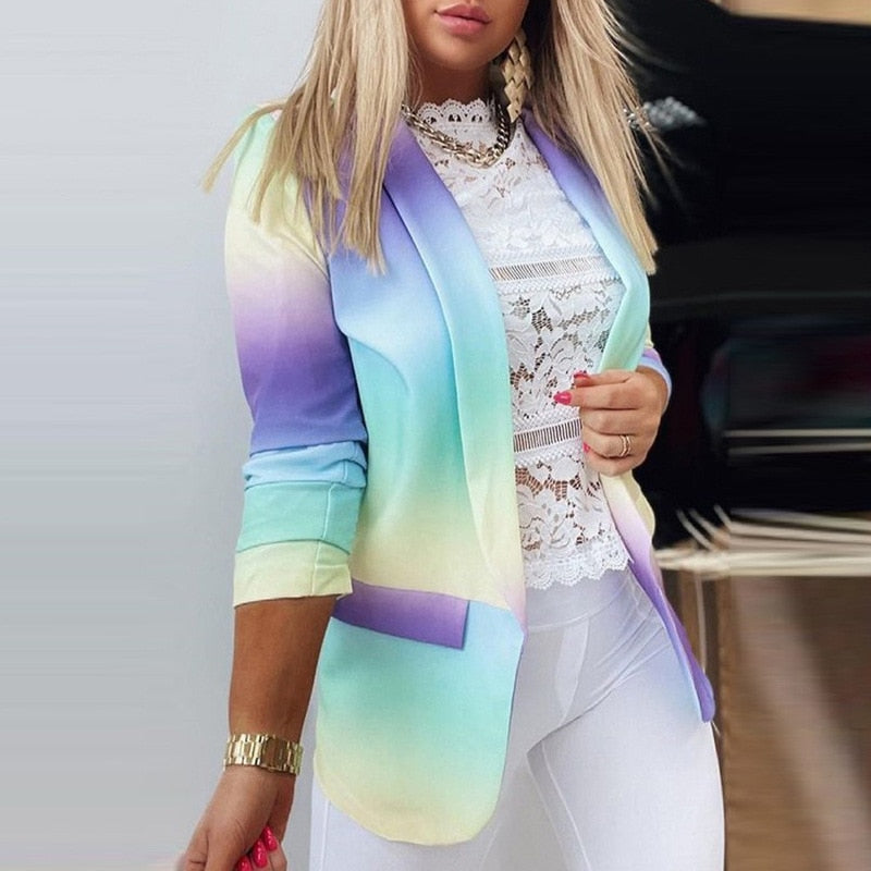 Saoirse | Contemporary Long Sleeve Tie-Dye Jacket | Chic, Comfortable, Effortless Style