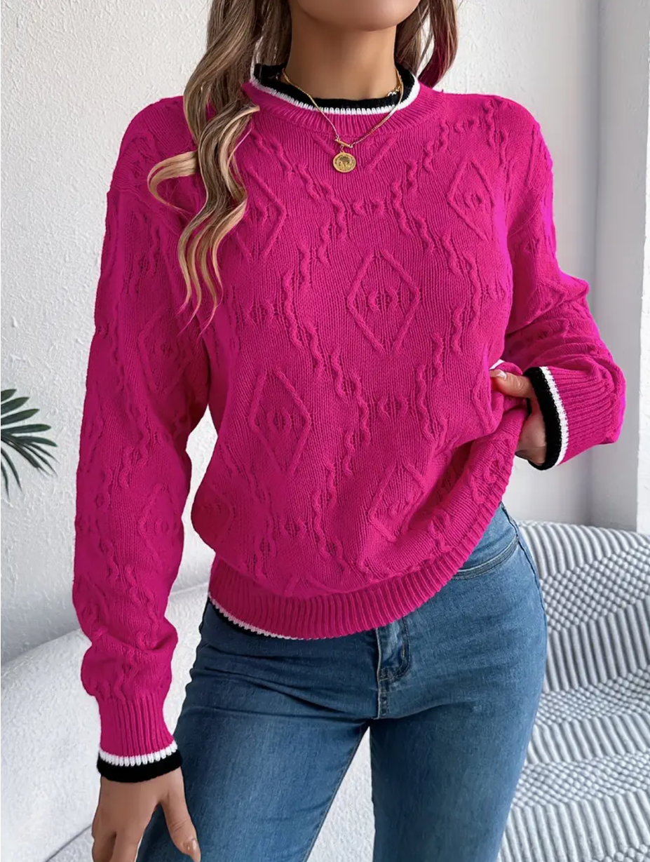 Aubree - Chic crew neck sweater