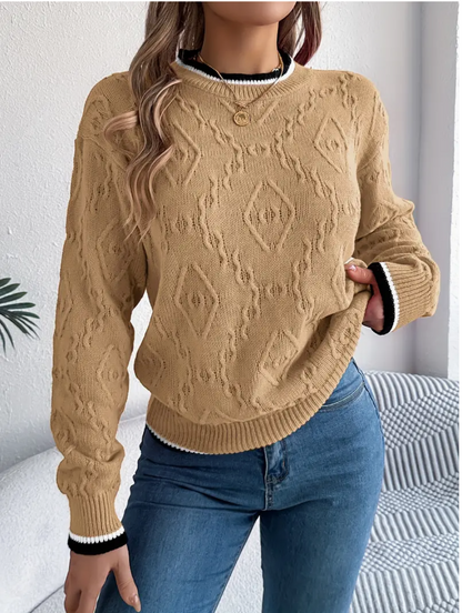 Aubree - Chic crew neck sweater