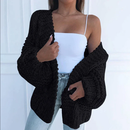 Pamela - Cozy loose chunky knitted cardigan