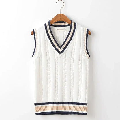 Oisin | Men's Stylish Chunky Sleeveless Knit Jumper | Warm, Versatile, Durable