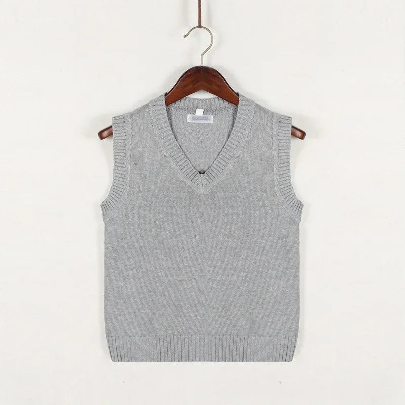 Oisin | Men's Stylish Chunky Sleeveless Knit Jumper | Warm, Versatile, Durable