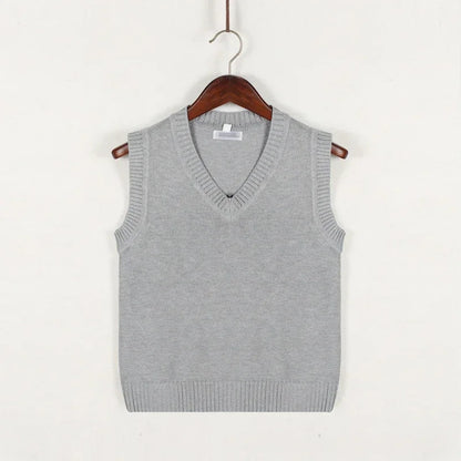 Oisin | Men's Stylish Chunky Sleeveless Knit Jumper | Warm, Versatile, Durable