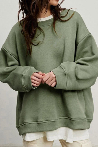 Verosha - Casual crew neck oversized sweatshirt