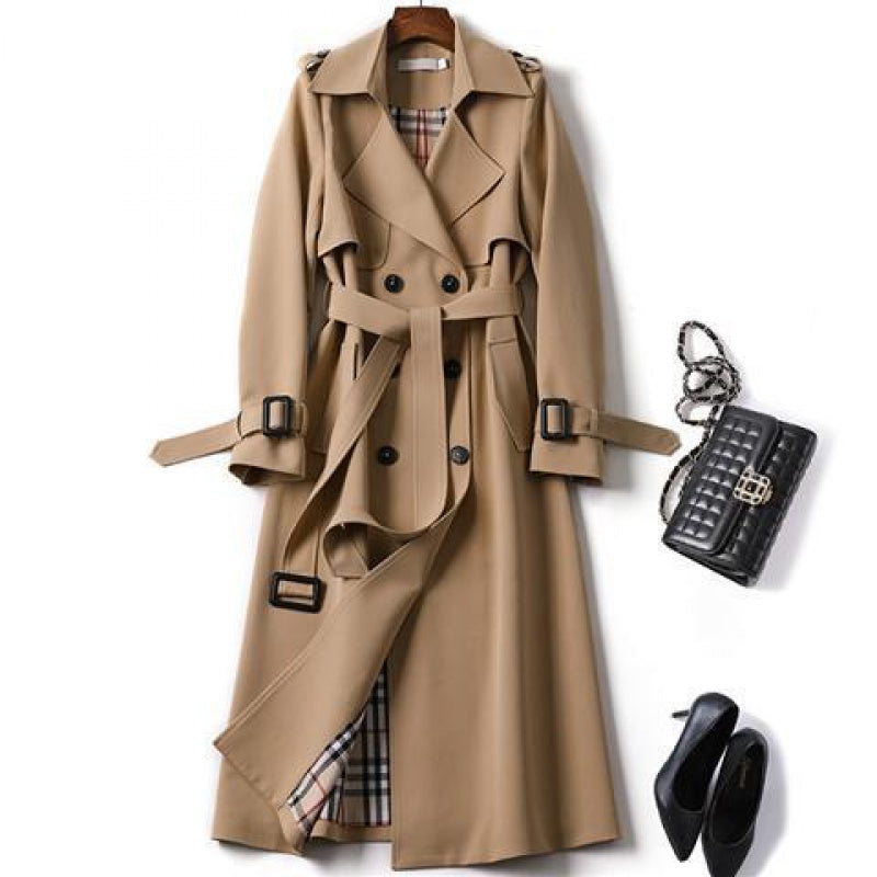 Aisling | Women's Elegant Long Trench Coat | Warm, Stylish, Versatile Design