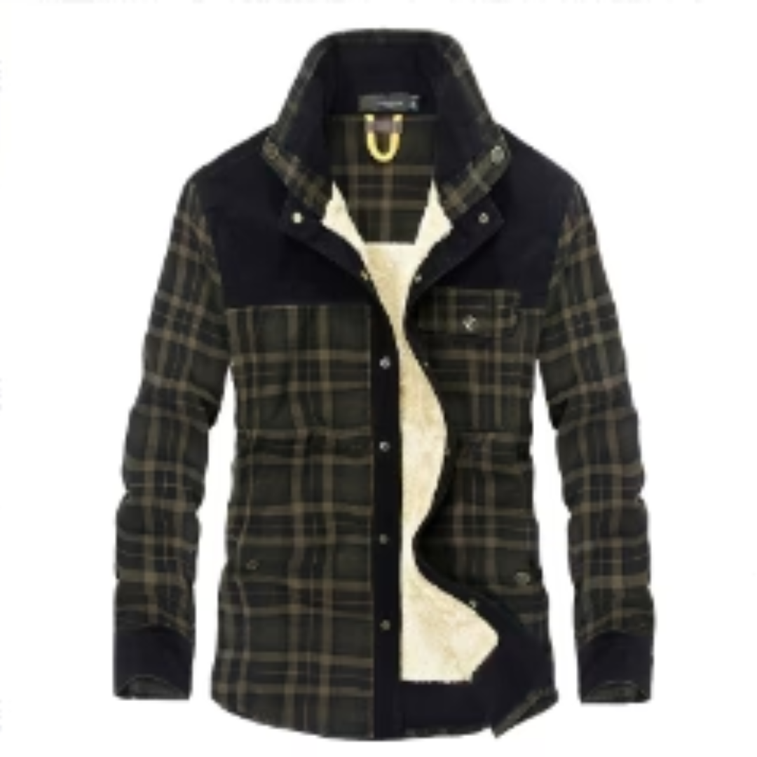 Clare's Cosy Check Flannel Jacket | Stylish Winter Layer for Warmth & Elegance | Perfect Fit