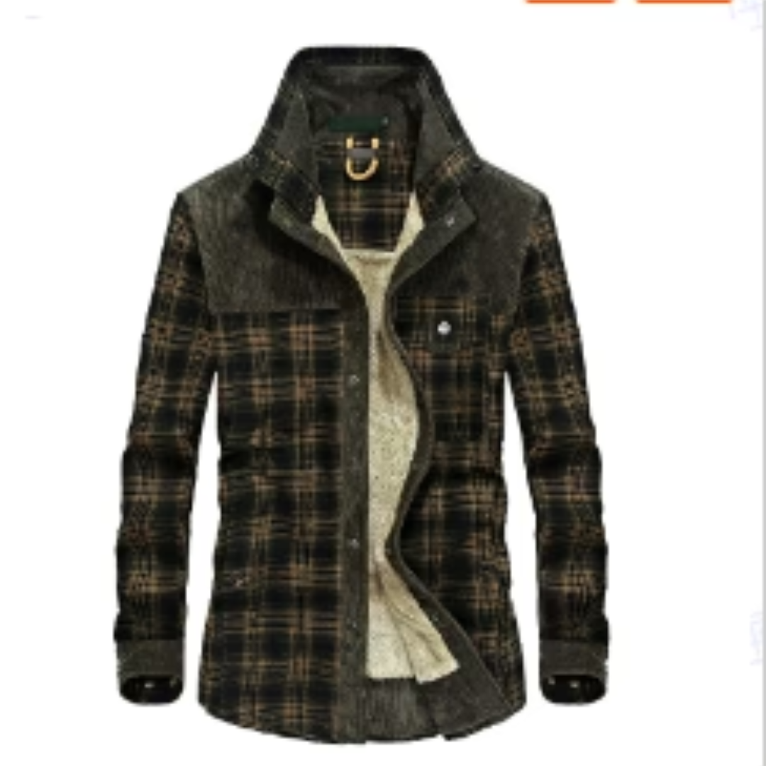 Clare's Cosy Check Flannel Jacket | Stylish Winter Layer for Warmth & Elegance | Perfect Fit