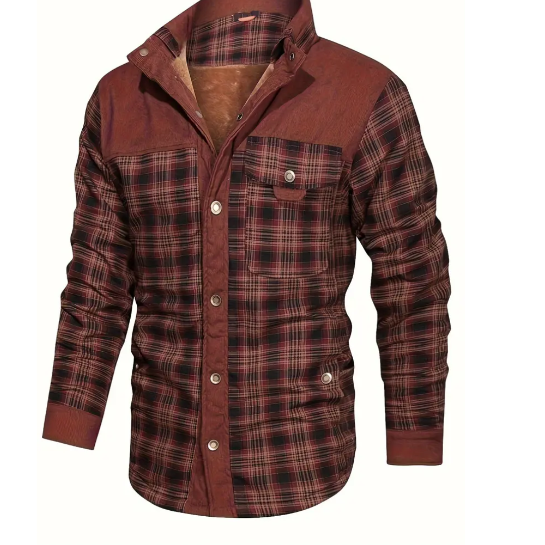 Finnian | Men's Classic Checked Padded Jacket | Warm, Stylish, Versatile