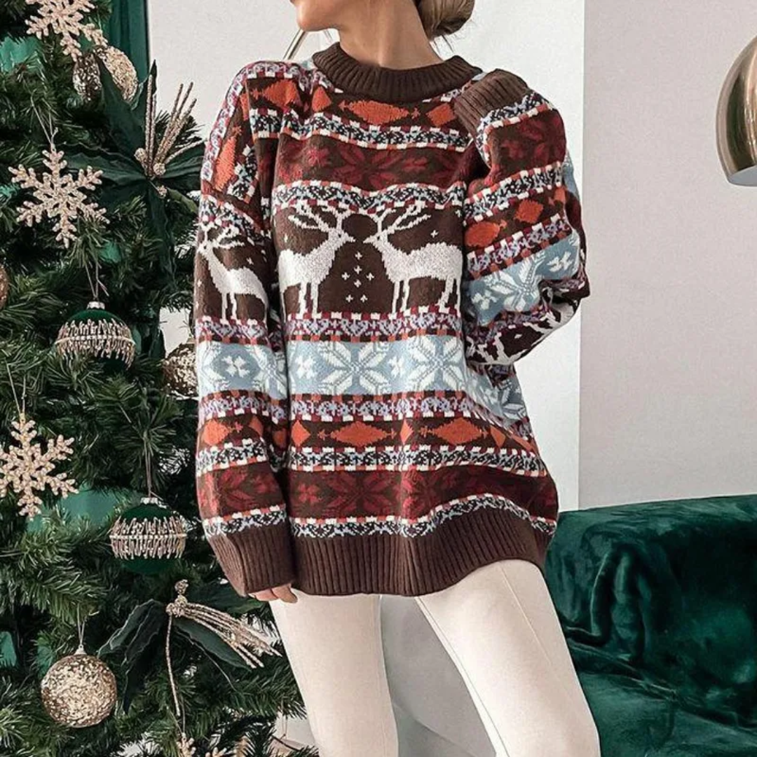 Aisling | Plus Size Women's Winter Knitwear | Warm, Festive, Oversized Comfort