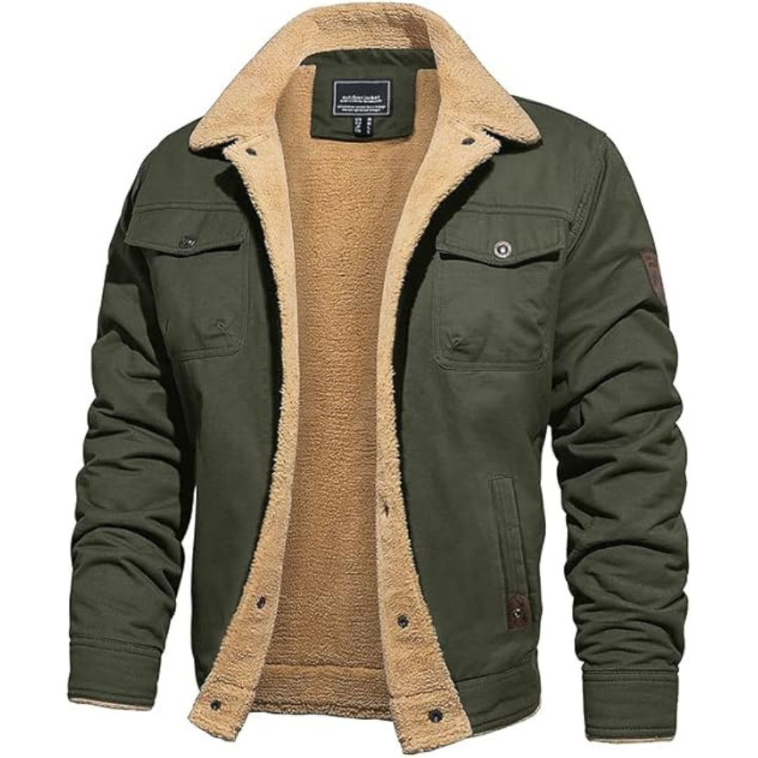 Braxon | Premium Men's Heavyweight Bomber Jacket | Warmth, Durability, Style