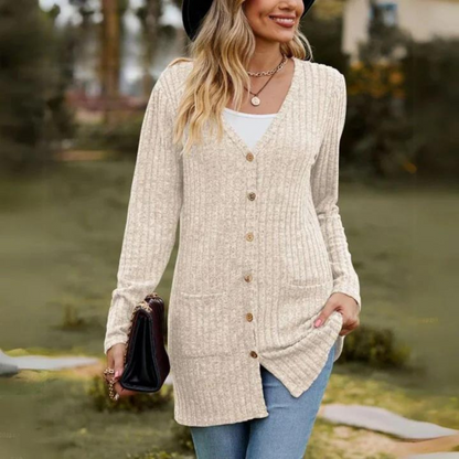 Aisling | Women's Long Sleeve Cardigan | Fashionable, Warm, Effortless Style